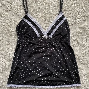 polka dot camisole